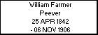William Farmer Peever