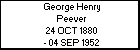 George Henry Peever