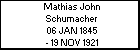 Mathias John Schumacher