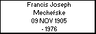 Francis Joseph Mechefske