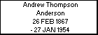 Andrew Thompson Anderson