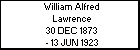 William Alfred Lawrence