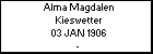 Alma Magdalen Kieswetter