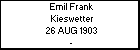 Emil Frank Kieswetter