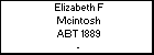 Elizabeth F Mcintosh