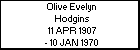 Olive Evelyn Hodgins