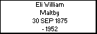 Eli William Maltby