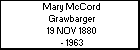 Mary McCord Grawbarger