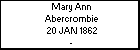 Mary Ann Abercrombie