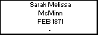 Sarah Melissa McMinn