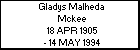 Gladys Malheda Mckee