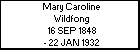Mary Caroline Wildfong