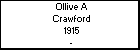 Ollive A Crawford
