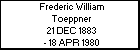 Frederic William Toeppner