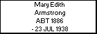 Mary Edith Armstrong