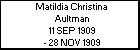 Matildia Christina Aultman