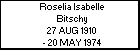Roselia Isabelle Bitschy