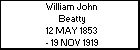 William John Beatty