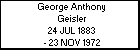 George Anthony Geisler