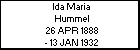 Ida Maria Hummel