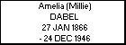 Amelia (Millie) DABEL