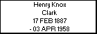 Henry Knox Clark