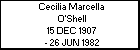 Cecilia Marcella O'Shell