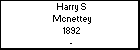 Harry S Mcnettey