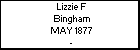 Lizzie F Bingham