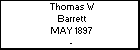 Thomas W Barrett