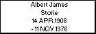 Albert James Storie