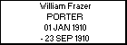William Frazer PORTER