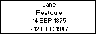 Jane Restoule