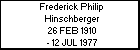 Frederick Philip Hinschberger