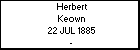Herbert Keown