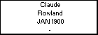 Claude Rowland