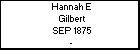 Hannah E Gilbert