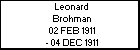 Leonard Brohman