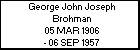 George John Joseph Brohman
