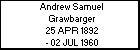 Andrew Samuel Grawbarger