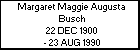 Margaret Maggie Augusta Busch