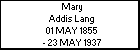 Mary Addis Lang