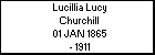 Lucillia Lucy Churchill