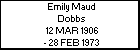 Emily Maud Dobbs