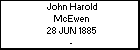 John Harold McEwen