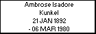 Ambrose Isadore Kunkel