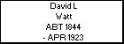 David L Watt
