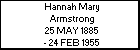 Hannah Mary Armstrong