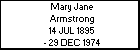 Mary Jane Armstrong