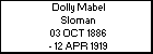 Dolly Mabel Sloman